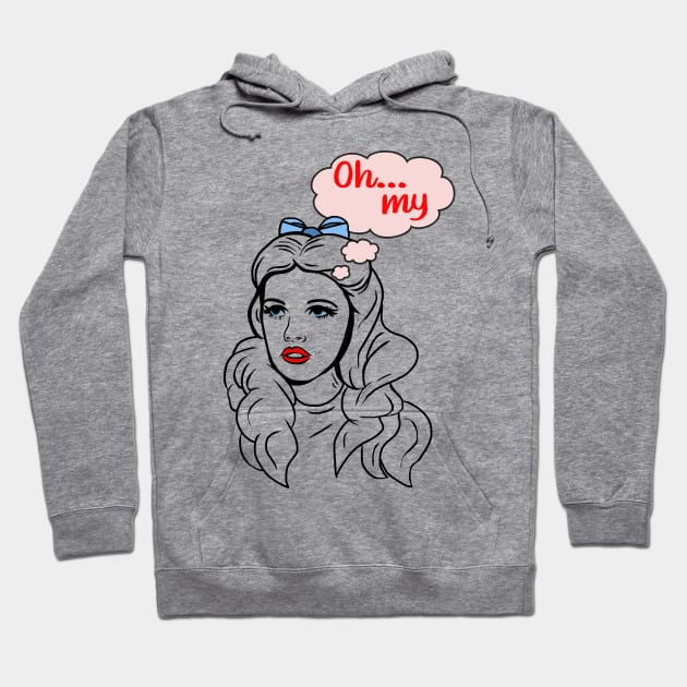 Oh My - Wizard of Oz - Dorothy Hoodie by By Diane Maclaine